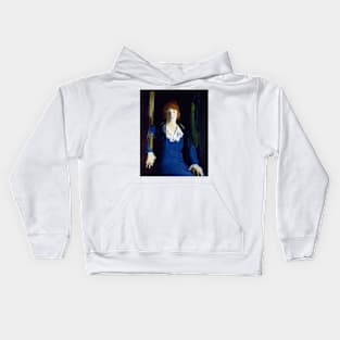 Portrait of Florence Pierce by George Bellows Kids Hoodie